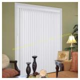 White Cordless Vertical Blinds Kit 78x84