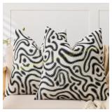 2ct Shenier Throw Pillow 18x18 (White)