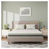 Queen 10" Hybrid Mattress with Gel Foam