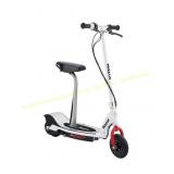 Razor E200S Seated Electric Scooter, White