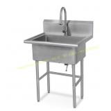 Stainless Steel Utility Sink with Faucet