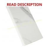 Calacatta Nowy White Marble Tile 56x6in