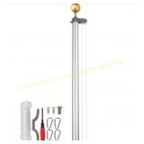 SVOPES 25 ft. Sectional Flagpole Kit