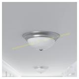 Project Source 2-Light 13-in Satin Nickel LED