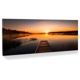 Sense Canvas Sunrise Canvas Art 40x16 Poster