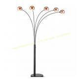 Orbs 84 in. Dark Bronze Floor Lamp, 5-light