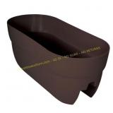 Bloomers 24 in. Resin Deck Planter