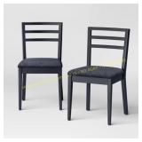 Room Essentials Ladder Back Chairs Black