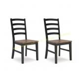 Ashley Signature Wood Dining Chair (2)