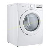 LG 7.4 cu. ft Stackable Electric Dryer, White