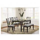 Ashley Langwest Dining Set (Brown)
