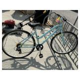 26 in womenï¿½s Blue Schwinn 7 speed