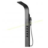 2-Jet Shower Panel Tower - Black