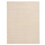 Oathil 6 ft x 8 ft Cream Geometric Rug