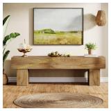 Brown TV Stand for 55 65" TVs Console Table