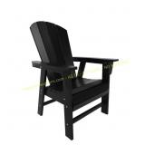 Laguna Outdoor Adirondack Chair, Black