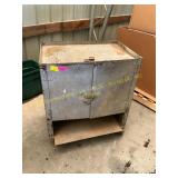 Metal storage cabinet