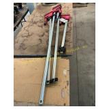 4 ct. assorted length clamps