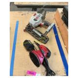 Porter cable nail gun, sander