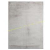 Piper Grey 5 ft x 7 ft Polyester Rug