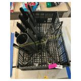 Plastic hangers, tote, silverware holder