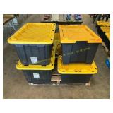 7 ct. storage totes with lids