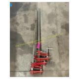 3 ct. 30 in clamps
