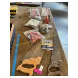 Hand saws, clamps, gauges