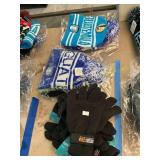 Stocking hats and gloves