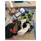 Party supplies, hair nets, clothing