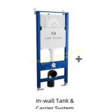 Concealed Tank Carrier System with Push Plate