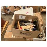 Plastic totes, household goods