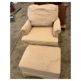 Chair and foot stool