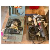 B&D router, 4 in biscuit jointer
