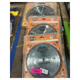 Assorted saw blades