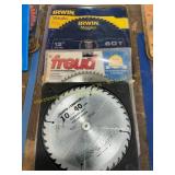 Assorted saw blades