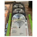 Assorted saw blades