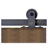 Top Mount 72 in. Matte Black Barn Door Track