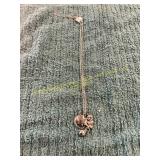 20in Silver Resting Cat Pendant Necklace