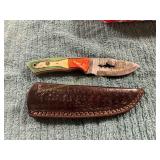 Damascus Knife with Sheath