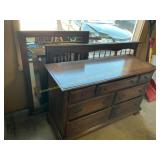Ethan Allen dresser/mirrior, queen size headboard?