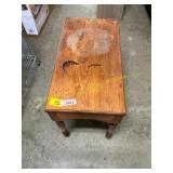 Wooden bench