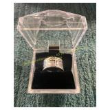 Unverified Silver Celtic Cross Ring Size 8
