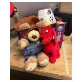 Sports Lamp, Clifford, Assorted Stuffed Animals