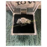 Unverified 1ct Solitaire Diamond Gold Ring Size 10
