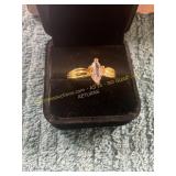 Unverified Gold 3/4ct Size 11 Diamond Ring