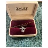 Unverified Zales 2ct Oval Diamond White Gold Ring