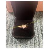 Unverified 1ct Size 7 Heart Diamond Ring