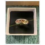 Unverified Size 12 Silver + Python Wedding Band