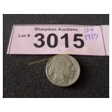 Uncirculated 1937 Buffalo nickel